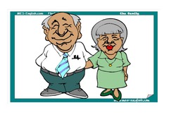 <p>grandfather - grandmother</p>