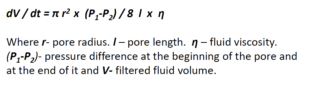 <p>Is used to calculate the filtration speed of blood as it passes through the capillary bed from the arterial end to the venous end.</p>