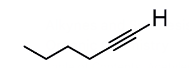 <p>A <strong>terminal alkyne</strong> has the triple bond at the <strong>end</strong> of the carbon chain. One of the triple-bonded carbons is attached to a <strong>hydrogen</strong>.</p>