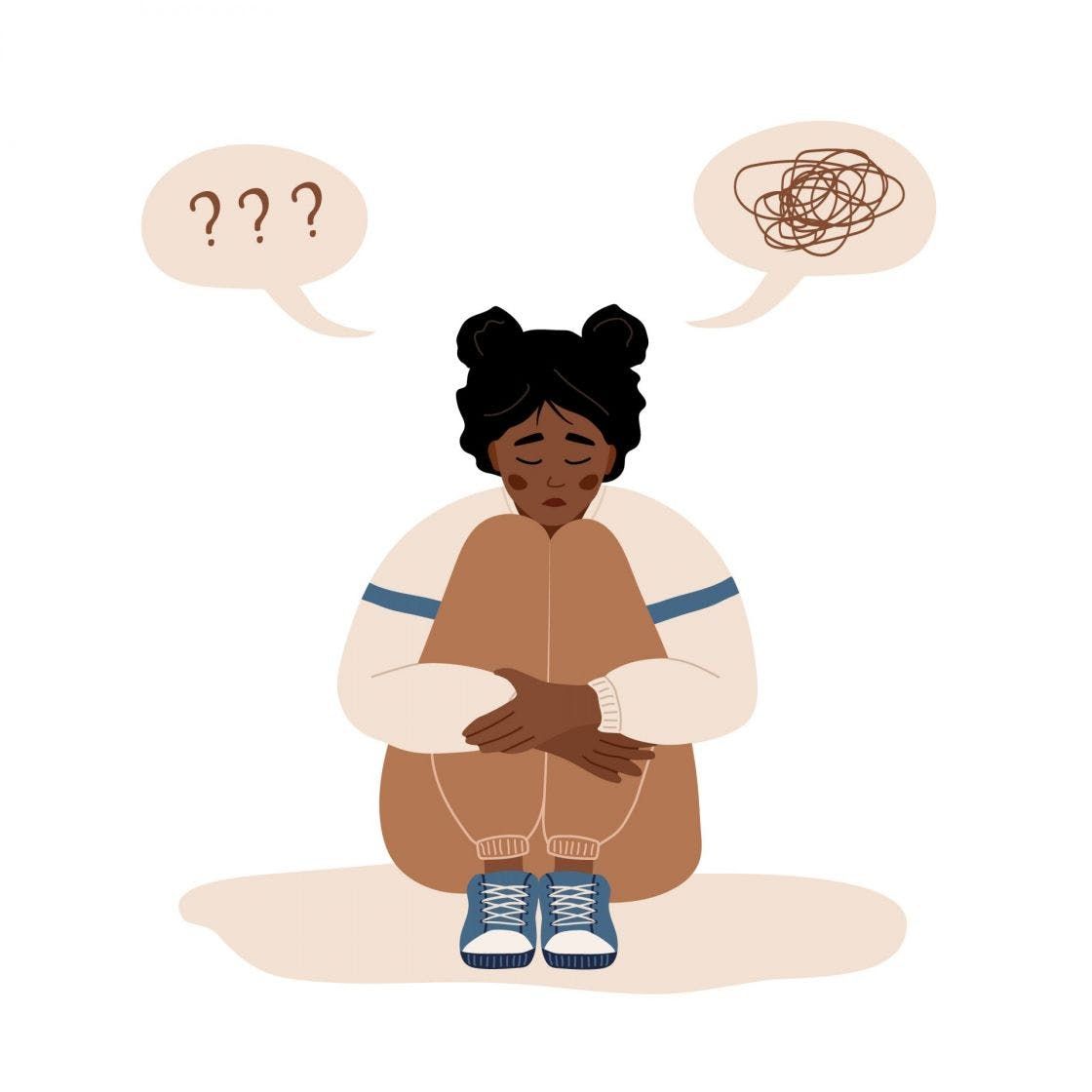 <p>feel guilty</p>