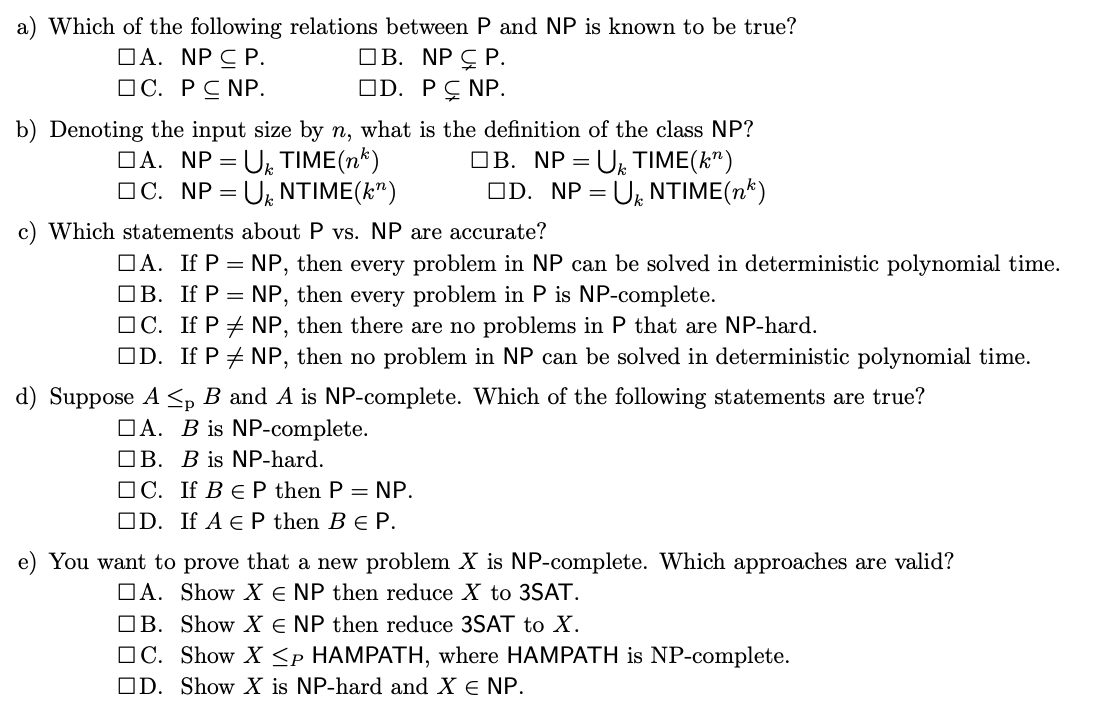 <p>Can be multiple correct or none</p>