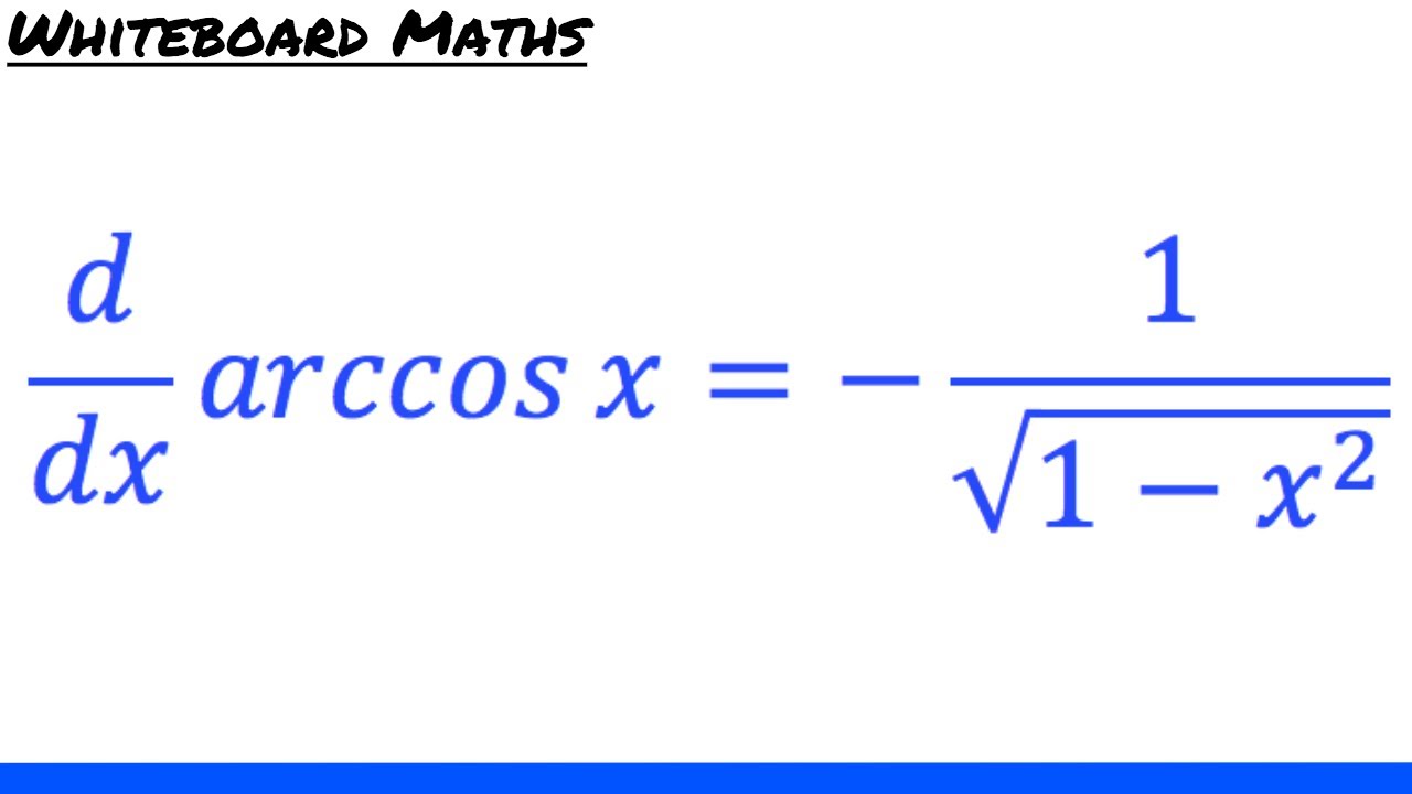 <p>-1/√1-x²</p><p>-u’/√1-u²</p>