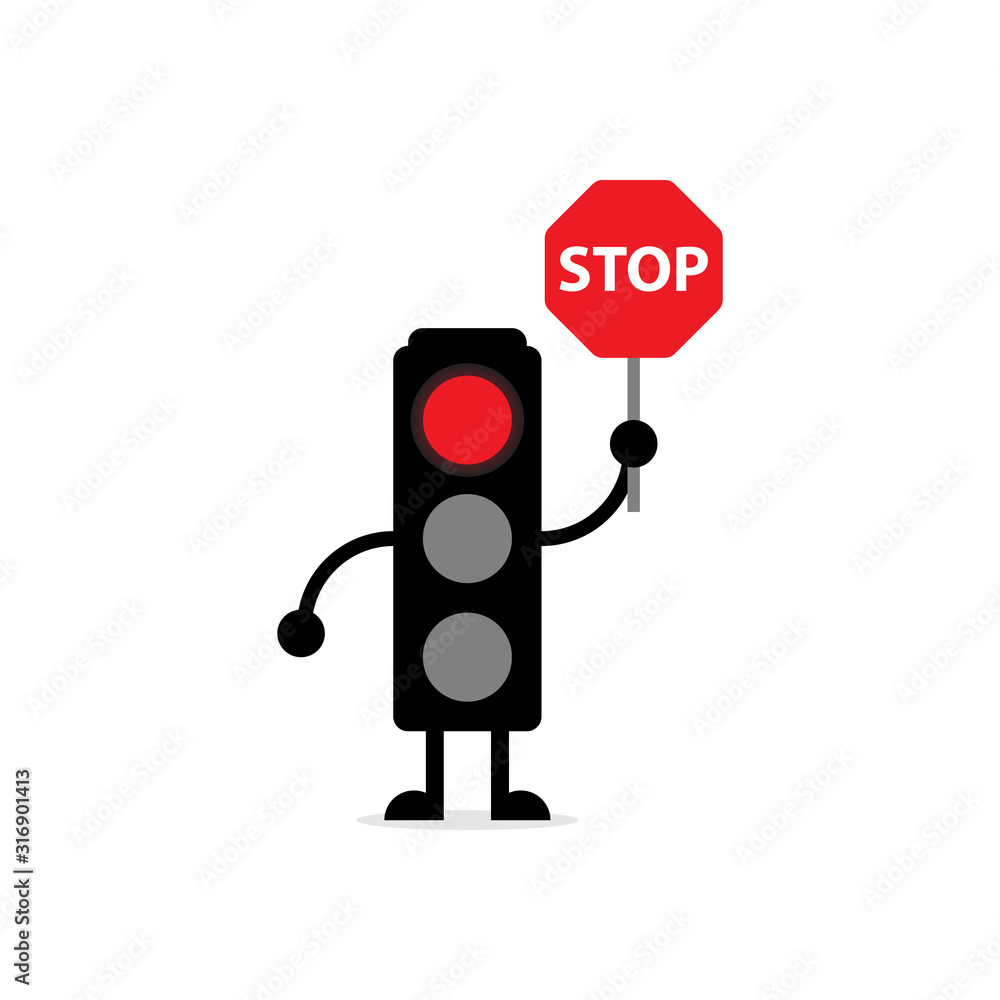 <p>dừng lại (Stop when the light is red. - Dừng lại khi đèn đỏ.)</p>