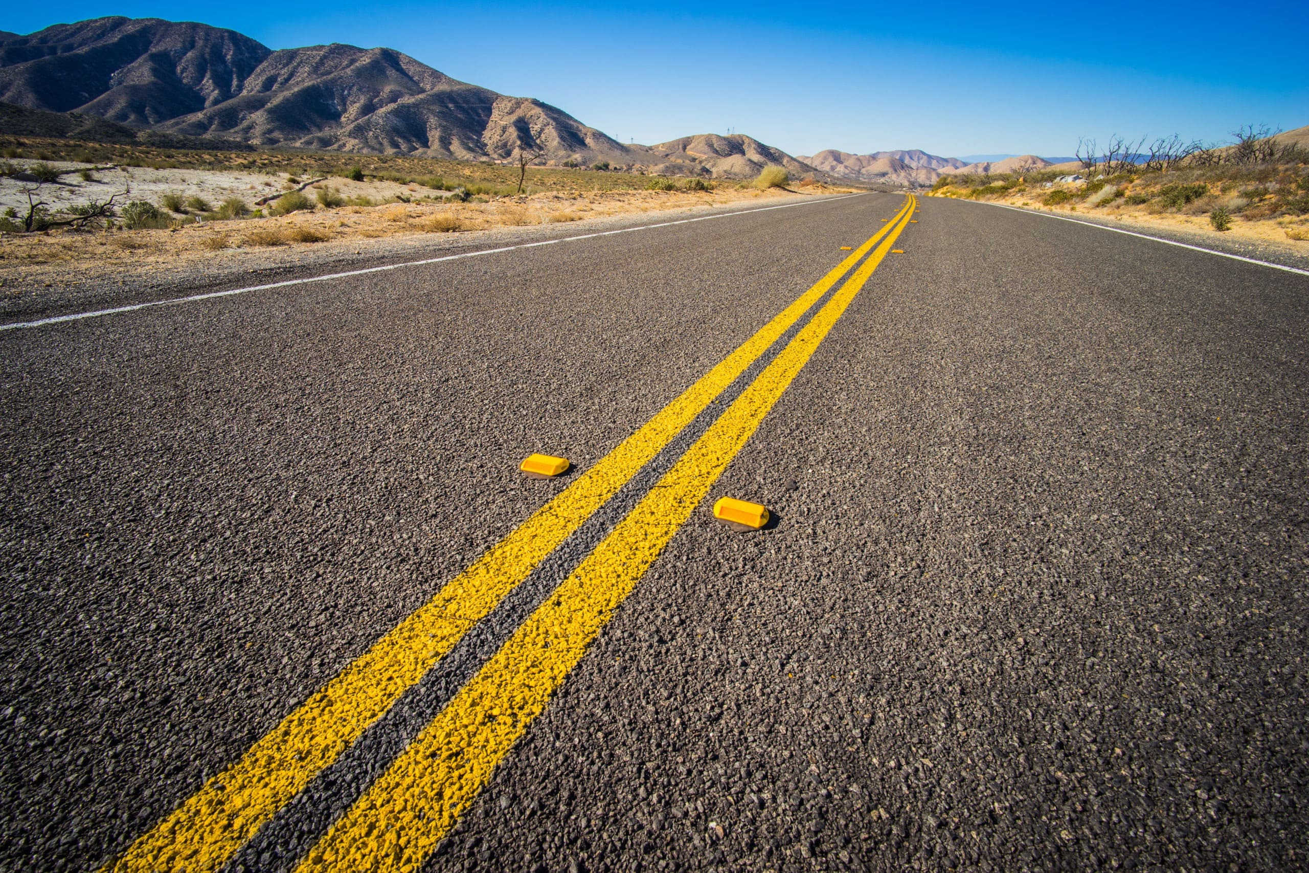 <p>double solid yellow line</p>