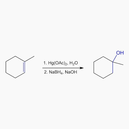 <p>☆ <strong>what does oxymercuration–demercuration do to an alkene?</strong></p>
