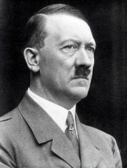 <p>German Nazi dictator during World War II (1889-1945); fascist; spearheaded the Holocaust.</p>