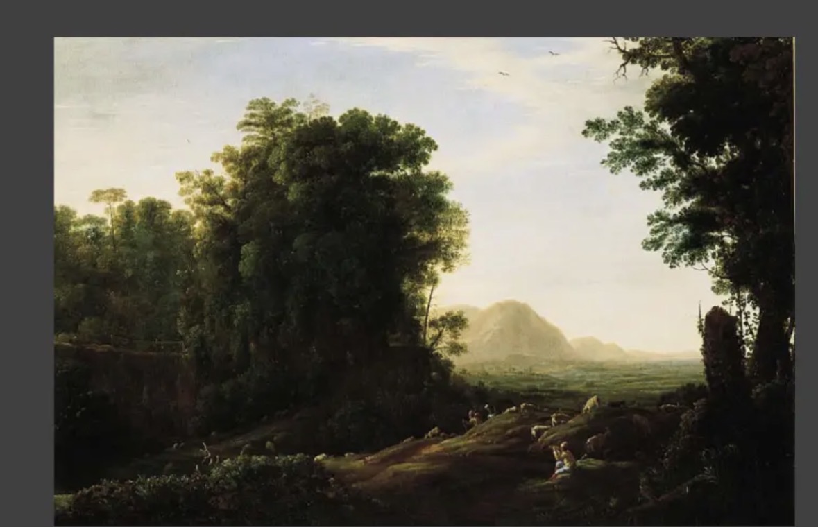 <ul><li><p><span>Claude Lorrain, Landscape with a Piping Shepherd, 1629-32</span></p></li></ul><p></p>