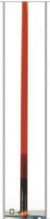 <p>red</p><p>indicates breakdown of RBCs, most commonly a result of damage to blood during collection</p>