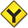 <p>This road sign means:</p>
