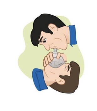 <p>Mouth -to-mask</p>