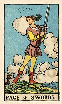 <p><span><span>PAGE OF SWORDS</span></span></p>