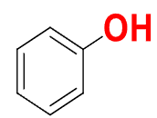 <p>phenyl group attached to hydroxy group</p>