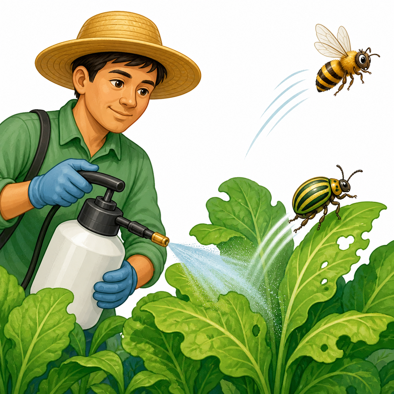 <p>A chemical used by humans to kill insects that can also harm other organisms.</p>