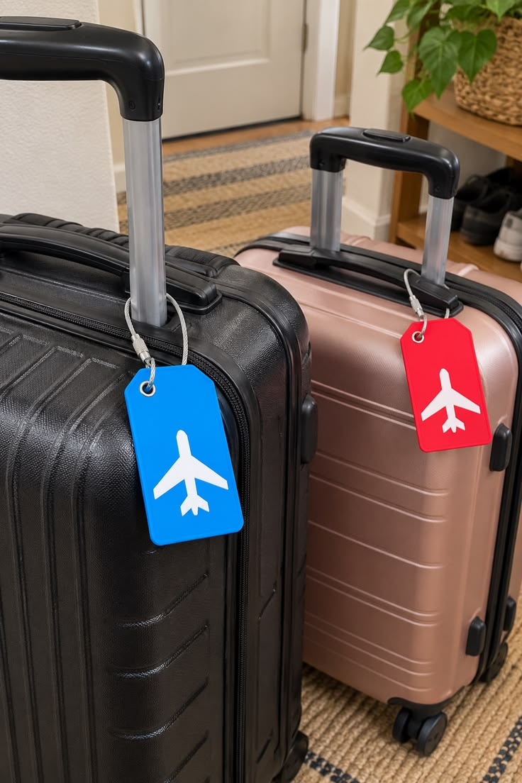 <p>багажна бірка</p><p>(Attach the b__________ t__________ to your suitcase.)</p>