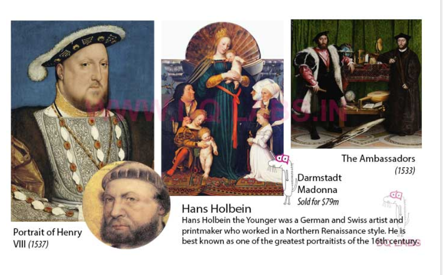 <p>German and Swiss artist who worked in a northern Renaissance style. Best known as one of the greatest portraitists of the 16th century. </p>