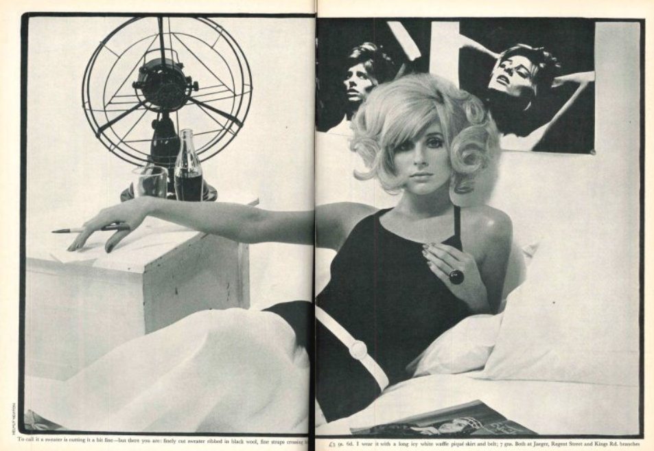 <ul><li><p><span style="line-height: 16px;"><span>Women are presented as object for the audience to stare at such as the Cutex adverts showing that women when they go out need to look “woman” enough as a “bare essential” for themselves when its really to please patriarchal beauty standards </span></span></p></li><li><p>The Holiday Heatwave advert sexualised the woman as she is laid across her bed in only a tank top- very provocative for the time</p></li></ul><p></p>