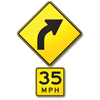 <p>This road sign means:</p>