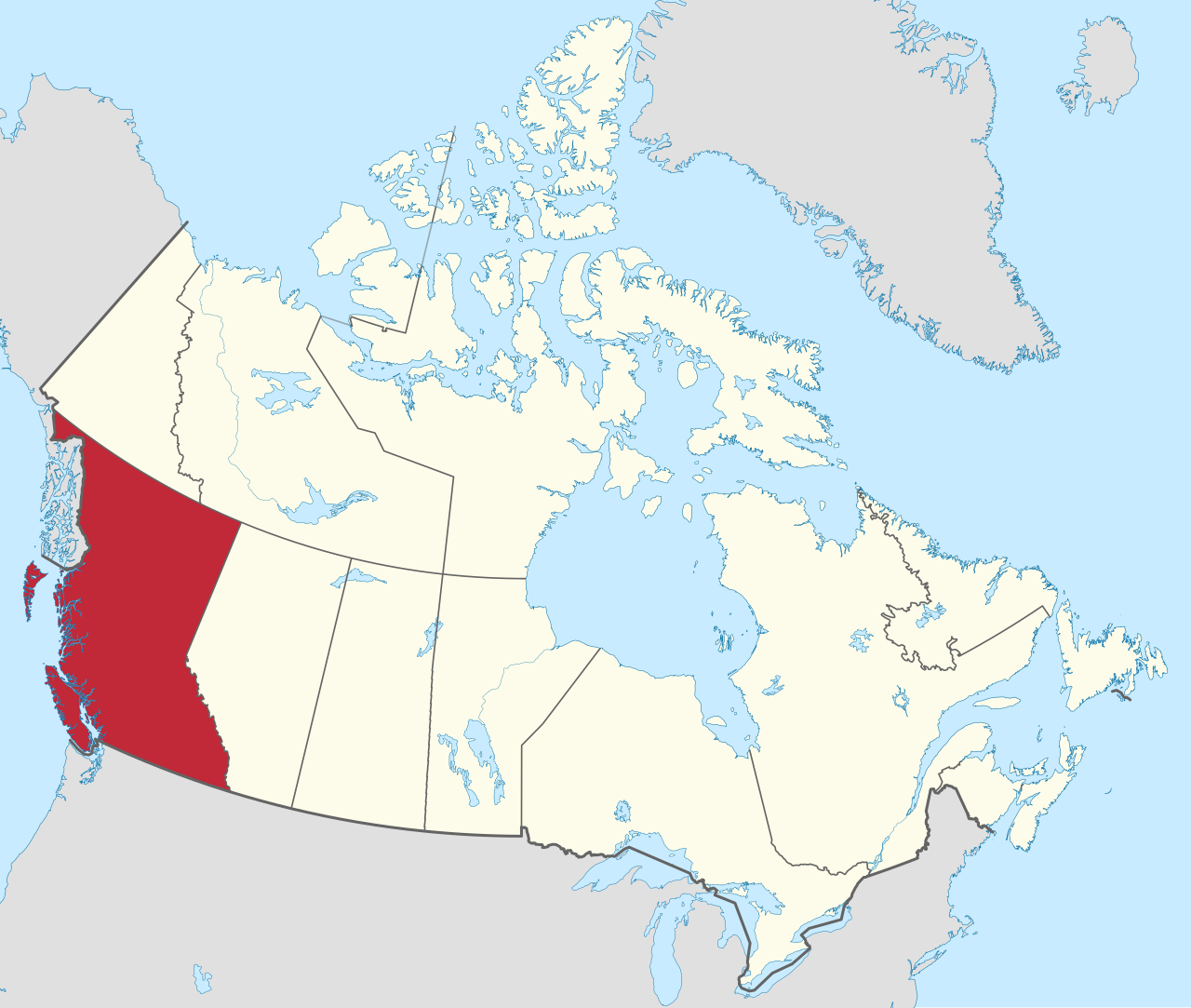 <p>British Columbia</p>