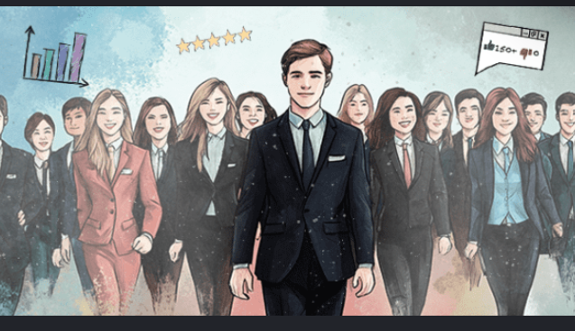 <p>to run a company (business)</p>