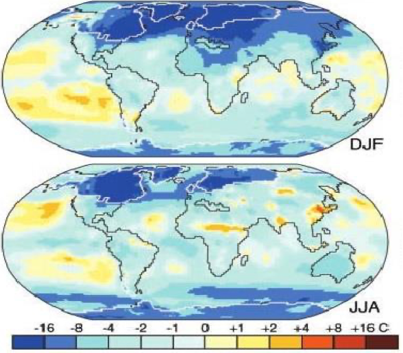 <p>Temperature changes: last glacial maximum vs now:</p>