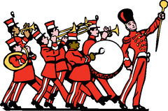 <p>band, musical group</p>