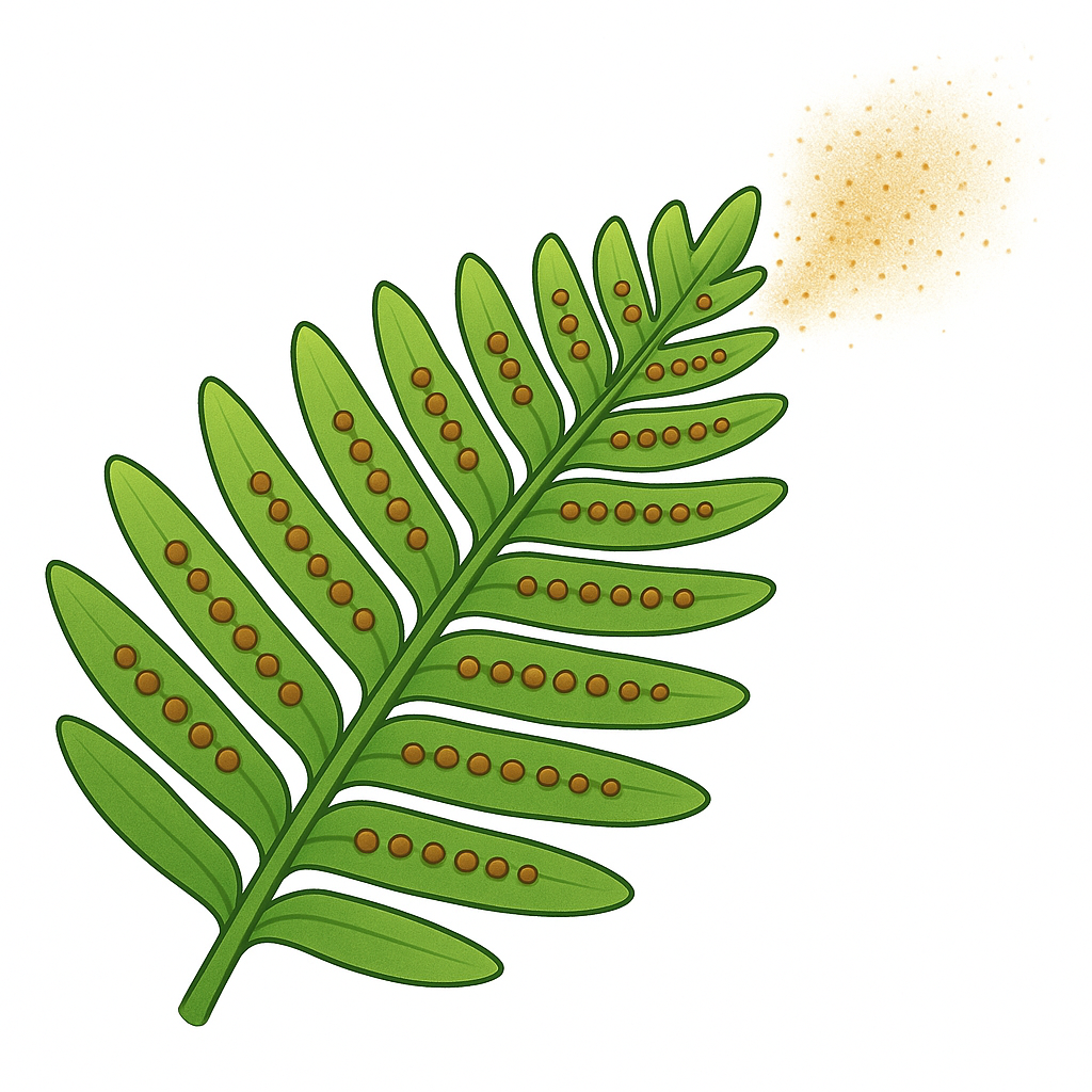 <p>The structures used by some plants for reproduction that are not seeds or runners.</p>