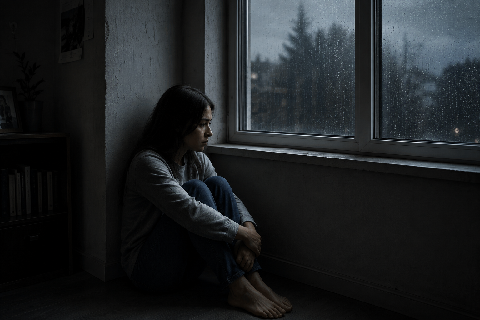 <p>You have a sense of being deeply troubled or hopeless, often associated with depression or extreme sadness.</p>