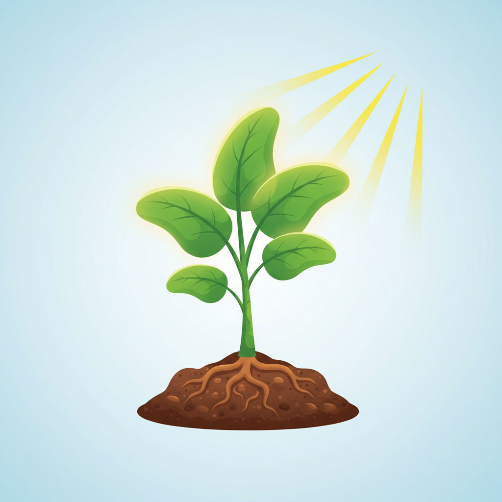 An organism that uses sunlight to make sugar and oxygen.