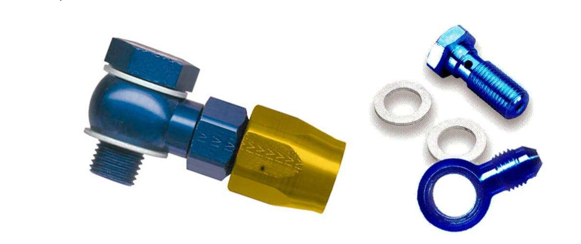 <p>It is free to rotate before the bolt is torqued, allowing stress-free alignment of the fluid line to the component.</p>