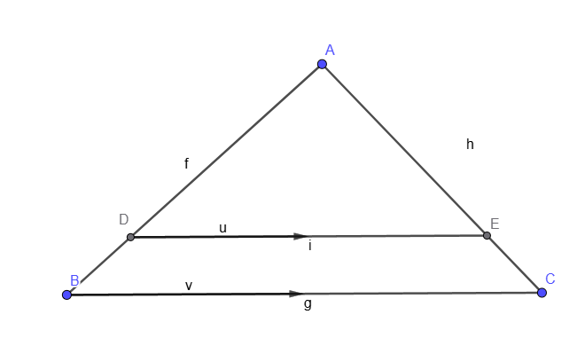 <p>How to prove: Proportional division theorem [With the given image]</p>
