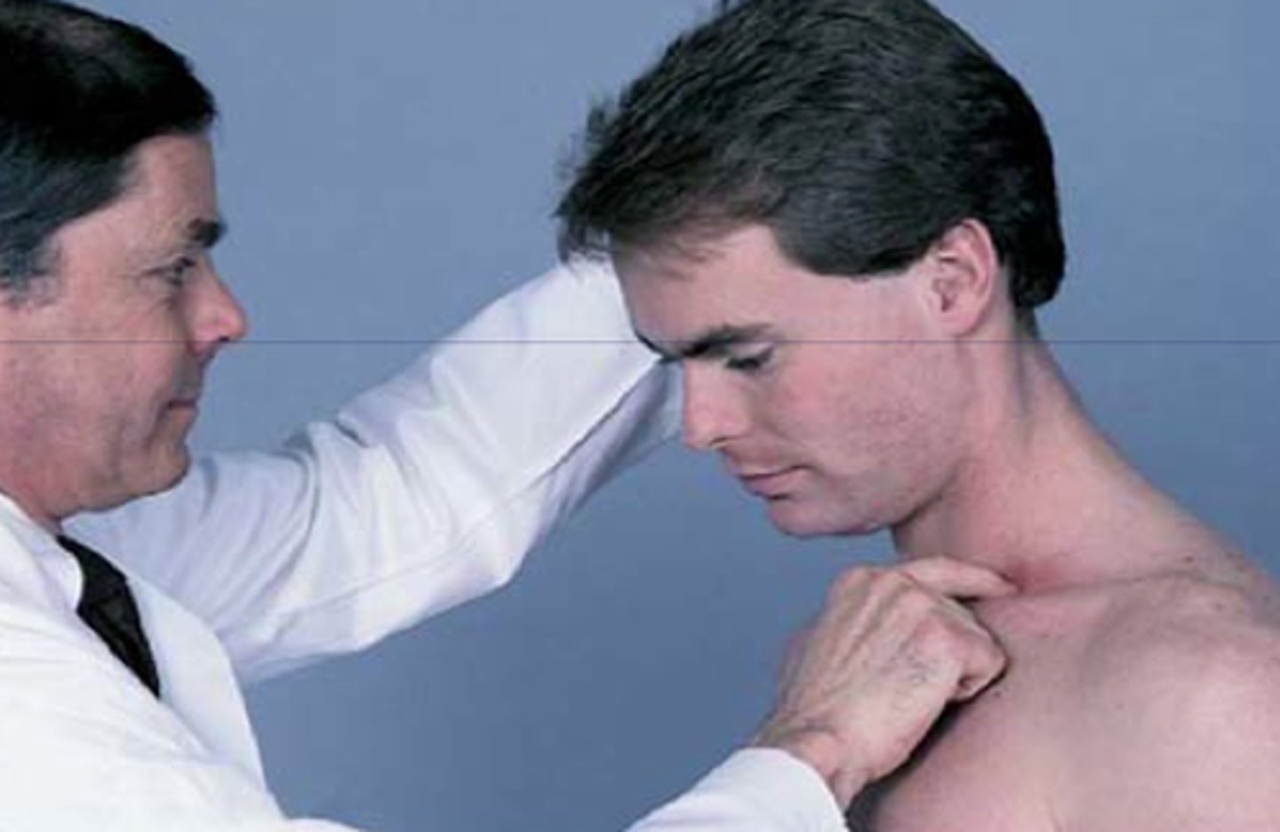 <p>palpate deep in the angle formed by the clavicle and the SCM muscle</p>