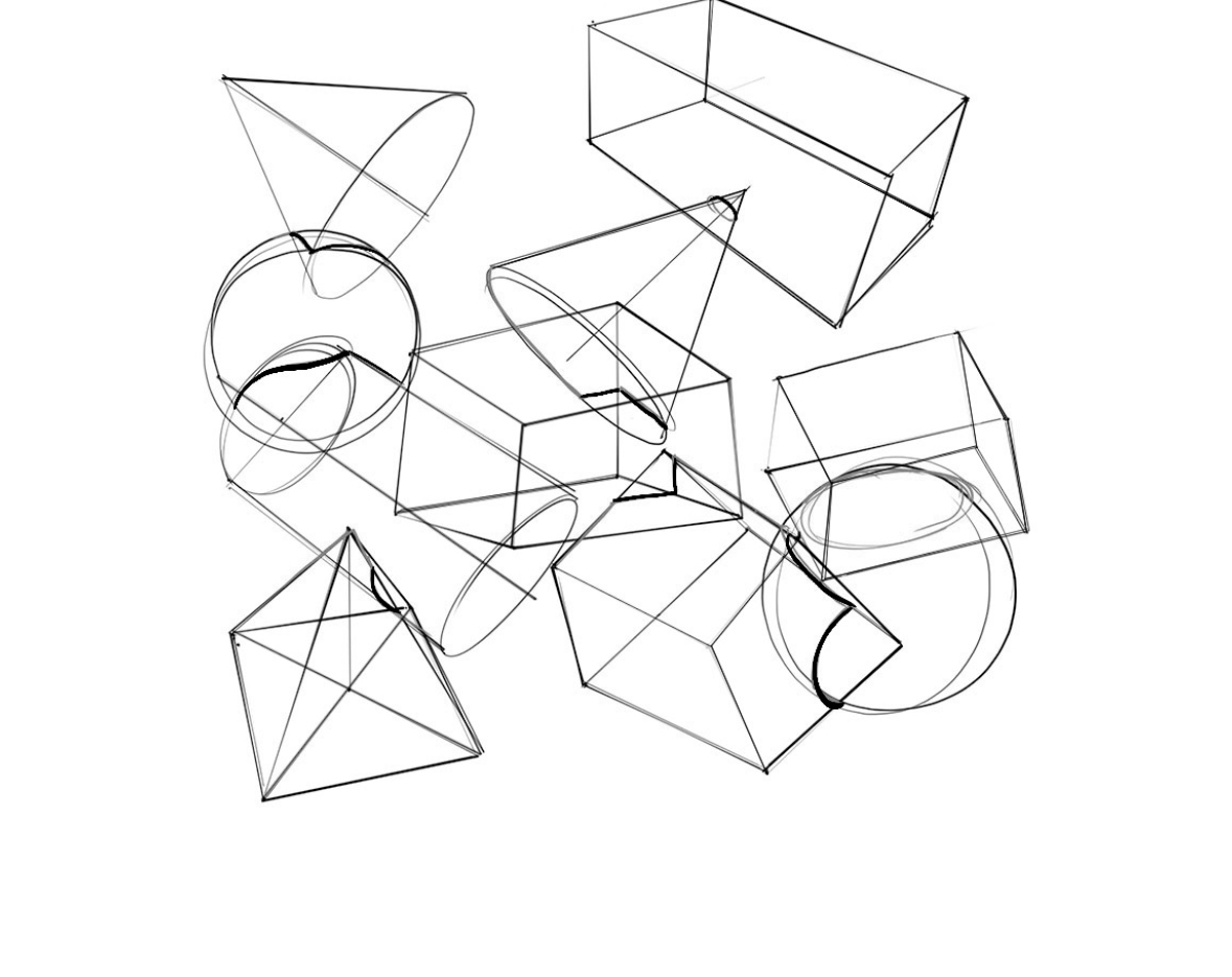 <ul><li><p>don’t draw forms that stretch </p></li><li><p>Don’t use hatching as shading </p></li><li><p>Use hatching to demonstrate which side is facing the viewer </p></li><li><p>Don’t draw separate groups of forms. Draw one big connected group </p></li><li><p>No clean up passes </p></li></ul><p></p>