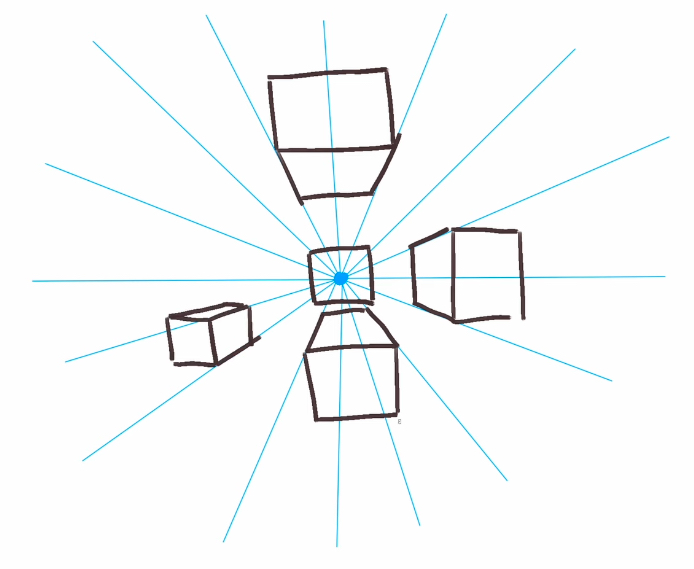 <p>Make sure that horizontal and vertical lines are parallel to each other. </p>