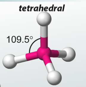 <p>tetrahedral </p>