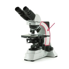 <p>Connects the eyepiece to the base.</p>