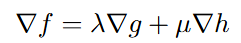 <p>Keep adding the constraint functions and multiply them by different scalars. It might look like the image given (Video 18 of Calc 3 Playlist)</p>