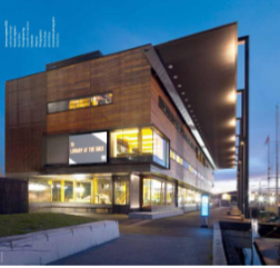 <p>historical dock - light structure, CLT</p><p>rigid planes and frames with inner trusses</p><p>composite system</p><p>diaphragm structure to provide support</p>