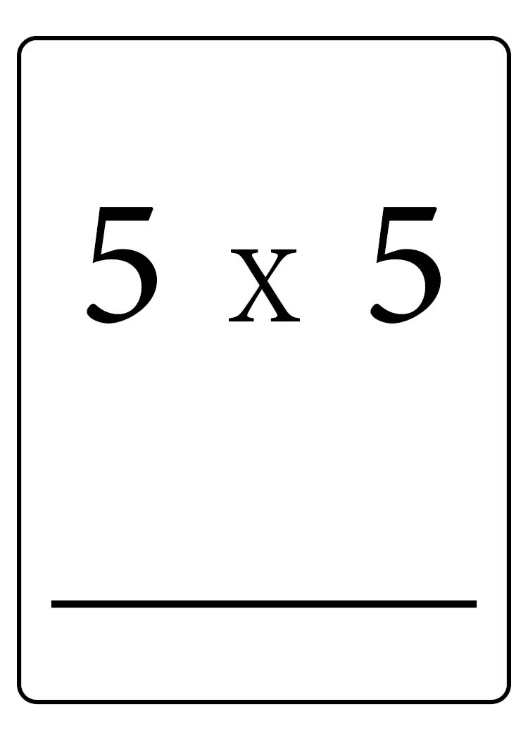 <p>5×5 = ?</p>