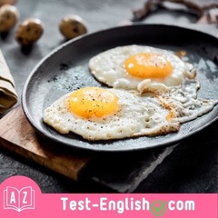 <p>They often eat fried _____s for breakfast.</p>