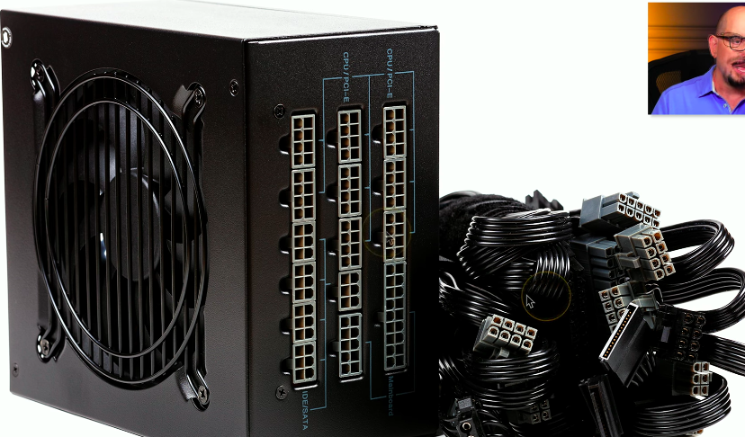 <ul><li><p><strong>Fixed</strong> → all cables attached</p></li><li><p><strong>Modular</strong> → removable cables</p></li><li><p>Modular improves airflow &amp; cable management</p></li></ul><p></p>