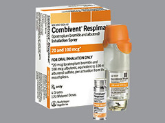 <p>Ipratropium/Albuterol (SAMA/SABA)</p>
