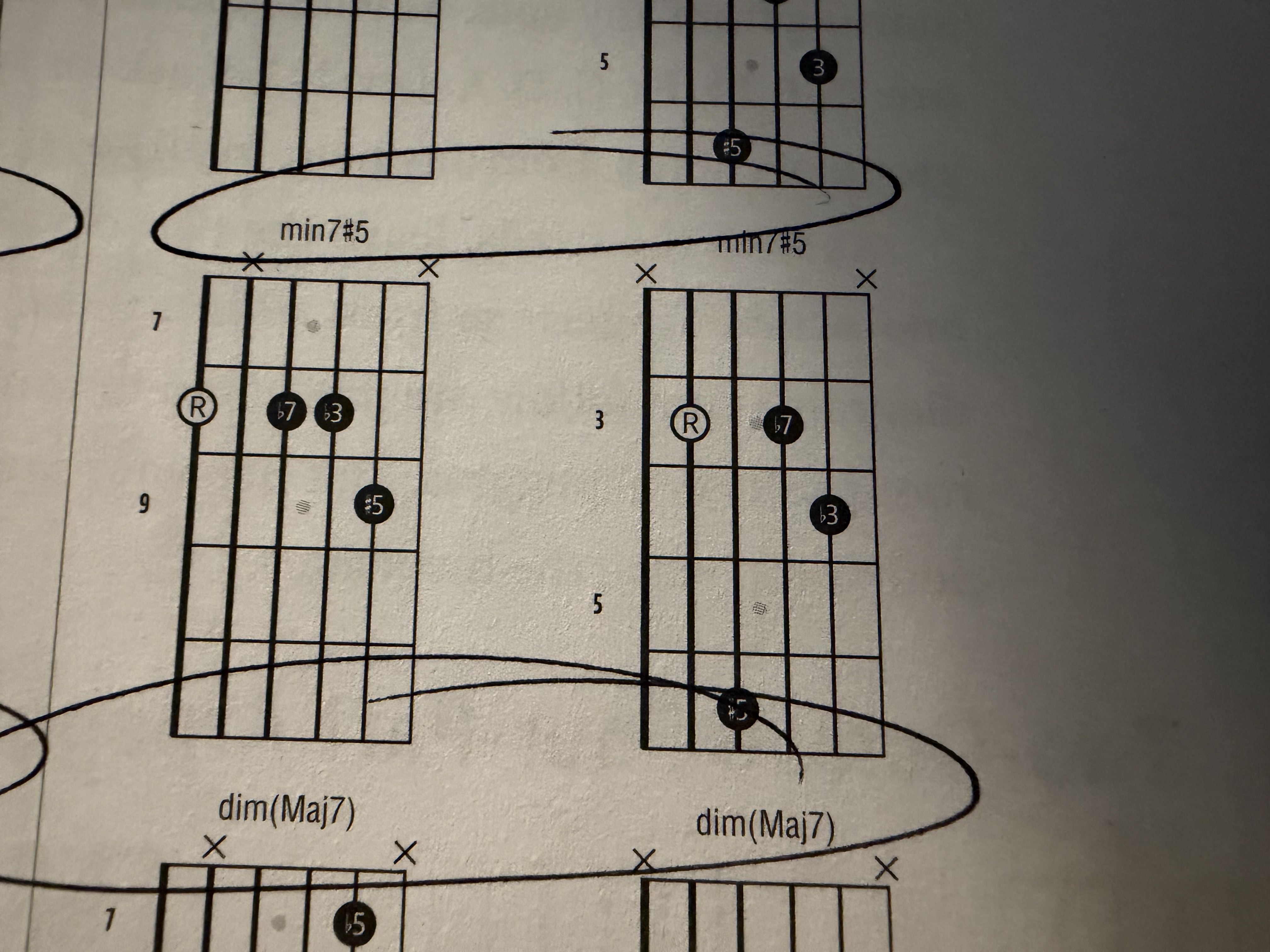 <p>min7#5 4 part Chord</p>