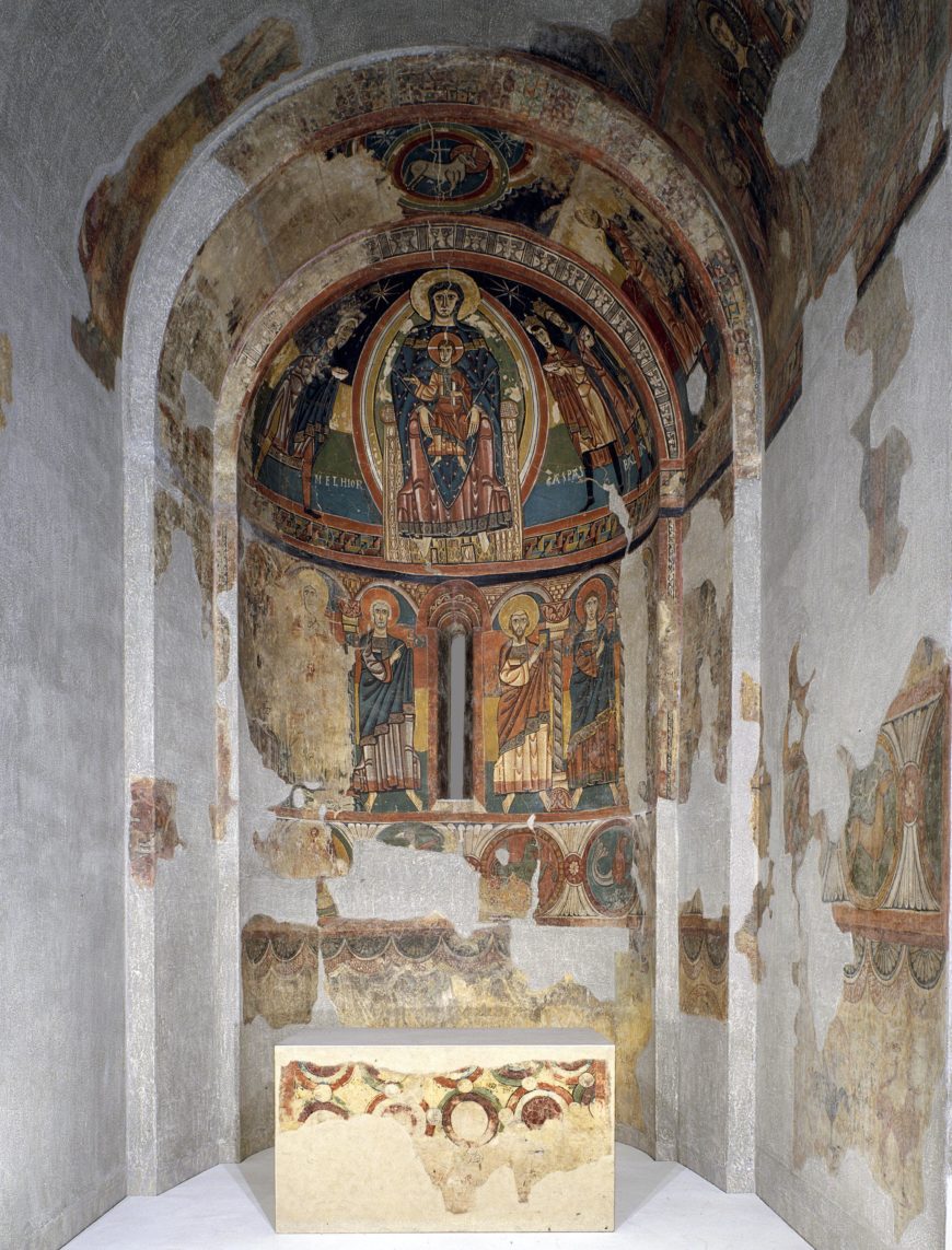 <p>houses the altar at the end of the church/cathedral</p>
