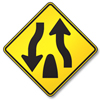 <p>This road sign means:</p>