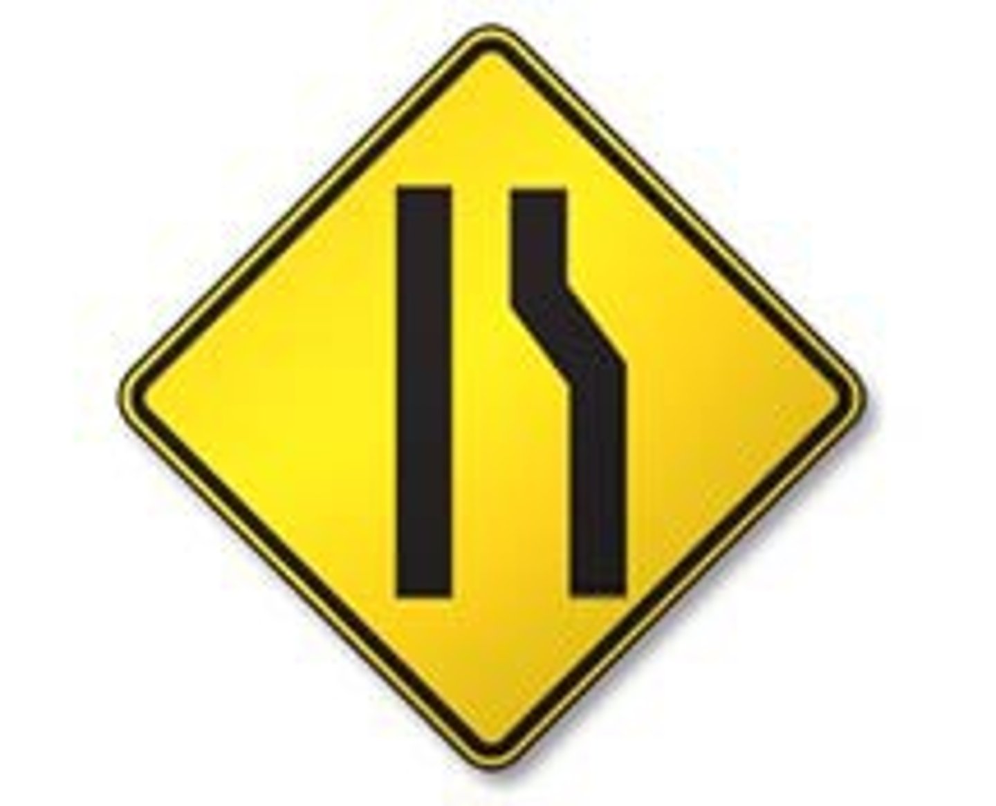 <p>lane ends</p>