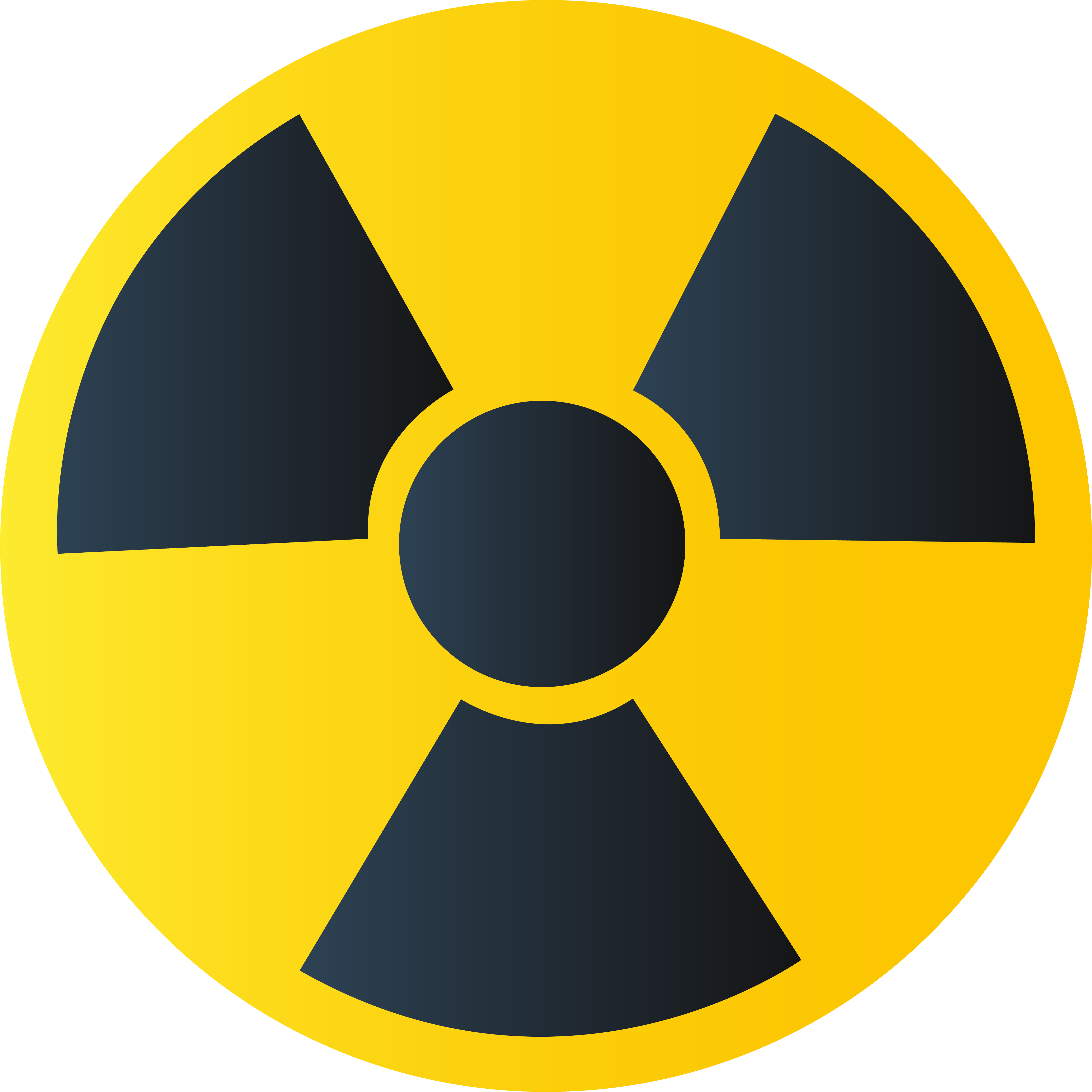 <p>The tri-foil is the international symbol for radiation. It’s typically magenta or black on a yellow or white background. In these areas, they must be restricted and limit exposure to employees by wearing radiation monitors. </p>