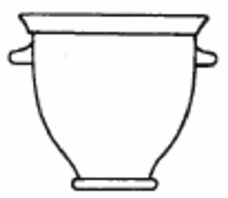 <p>vase shape?</p>