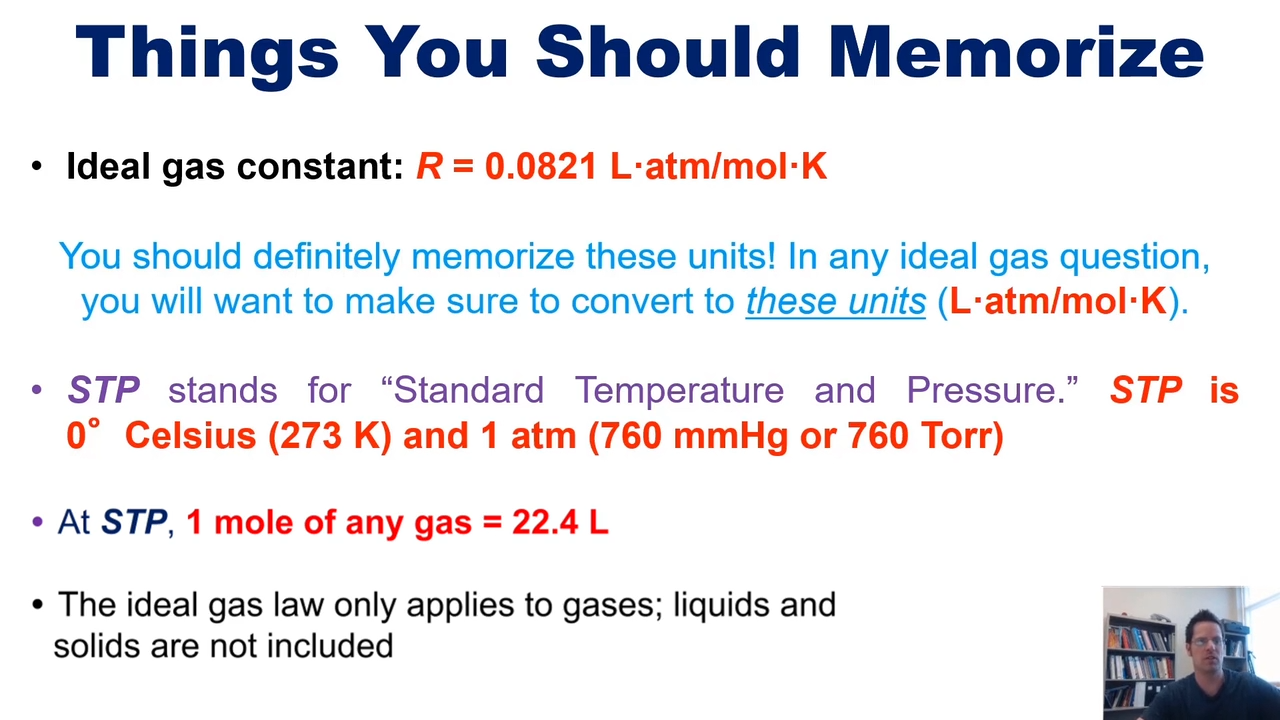 <p>1 mole of gas = 22.4L</p>