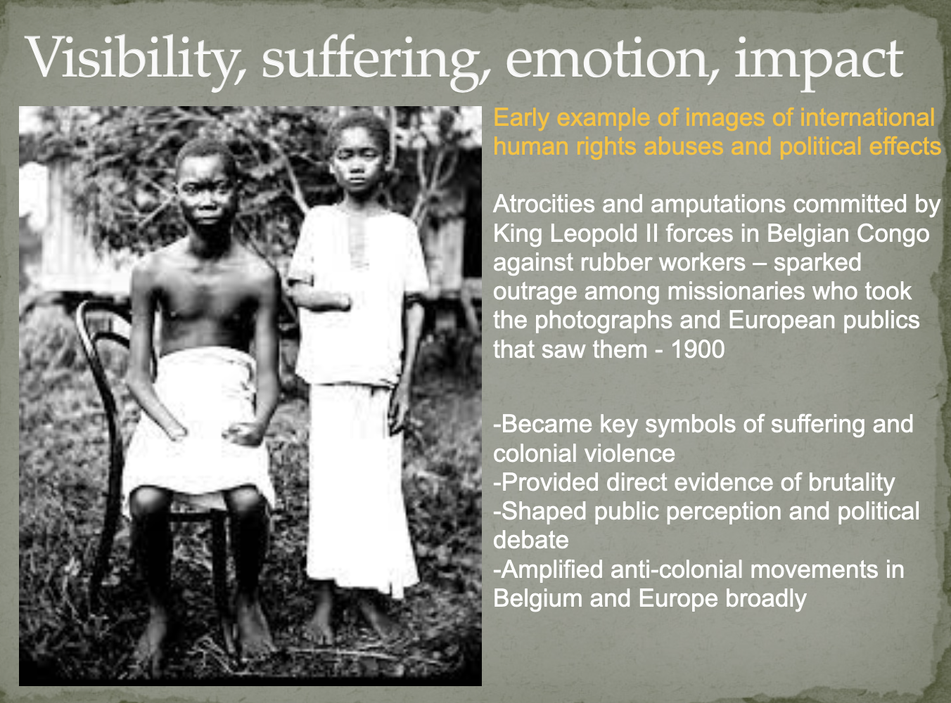 <ul><li><p>Illustrate politics AND shape and construct politics and our perceptions of reality and the world around us</p></li><li><p>Reinforce dominant narratives; uphold the status quo</p></li><li><p>Challenge, counter, dominant narratives and the status quo – social and political mobilization</p></li><li><p>Shape, solidify, or contest our identities and belonging</p></li><li><p>Communicate and simplify complex ideas and emotions</p></li><li><p>Draw us into and inform us of a political or social issue&nbsp;</p></li><li><p>Become weapons of war - “visual warfare”&nbsp;</p></li><li><p>Transcend language</p></li><li><p>Pull emotions</p></li></ul><p></p>