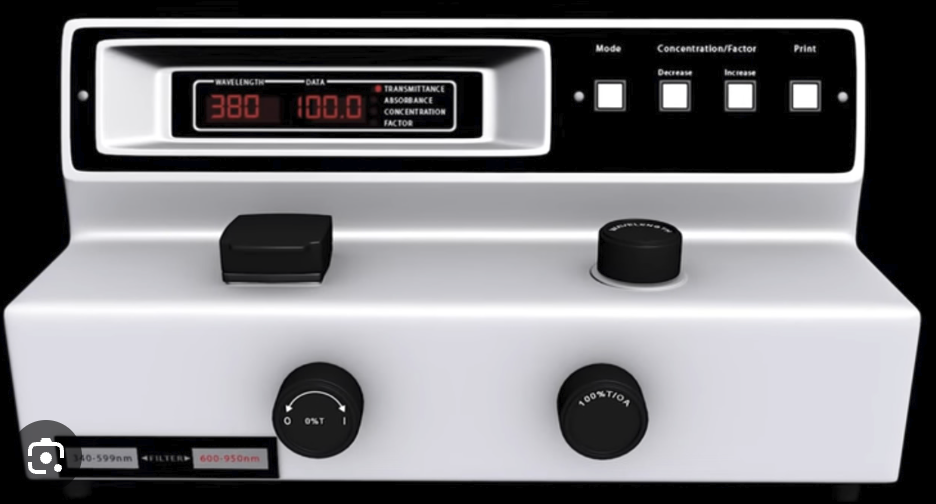 <p>What are the procedure for calibrating the spectrophotometer when measuring <strong>Optical Density</strong>? </p>